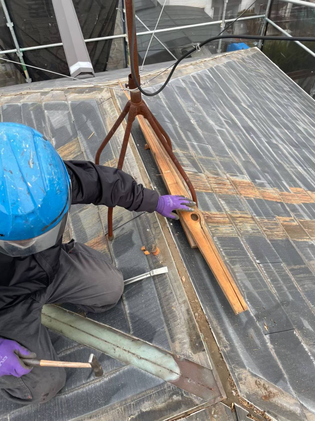 屋根板金張替工事について！