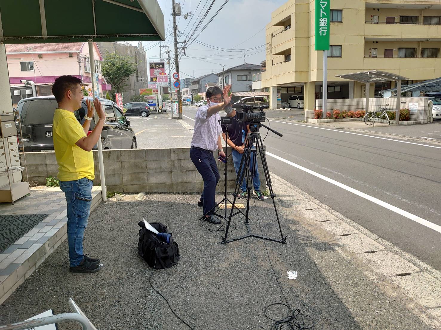 外壁塗装の大塗屋！24時間テレビのCM撮影！