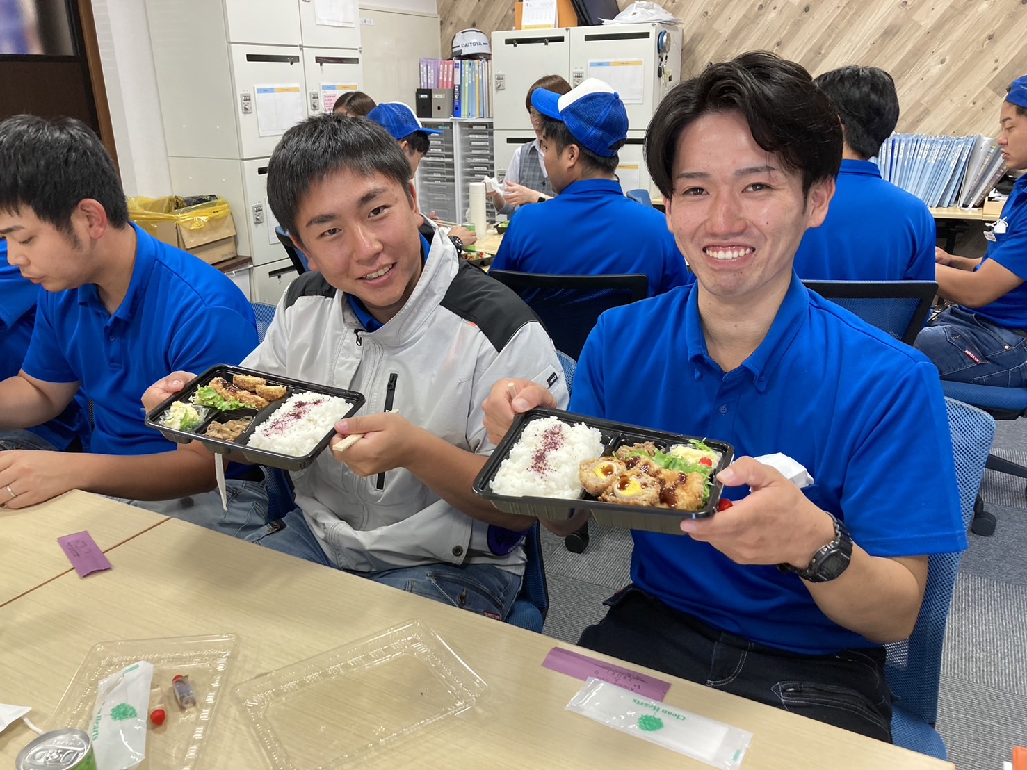 月初会議の後は、、🍚